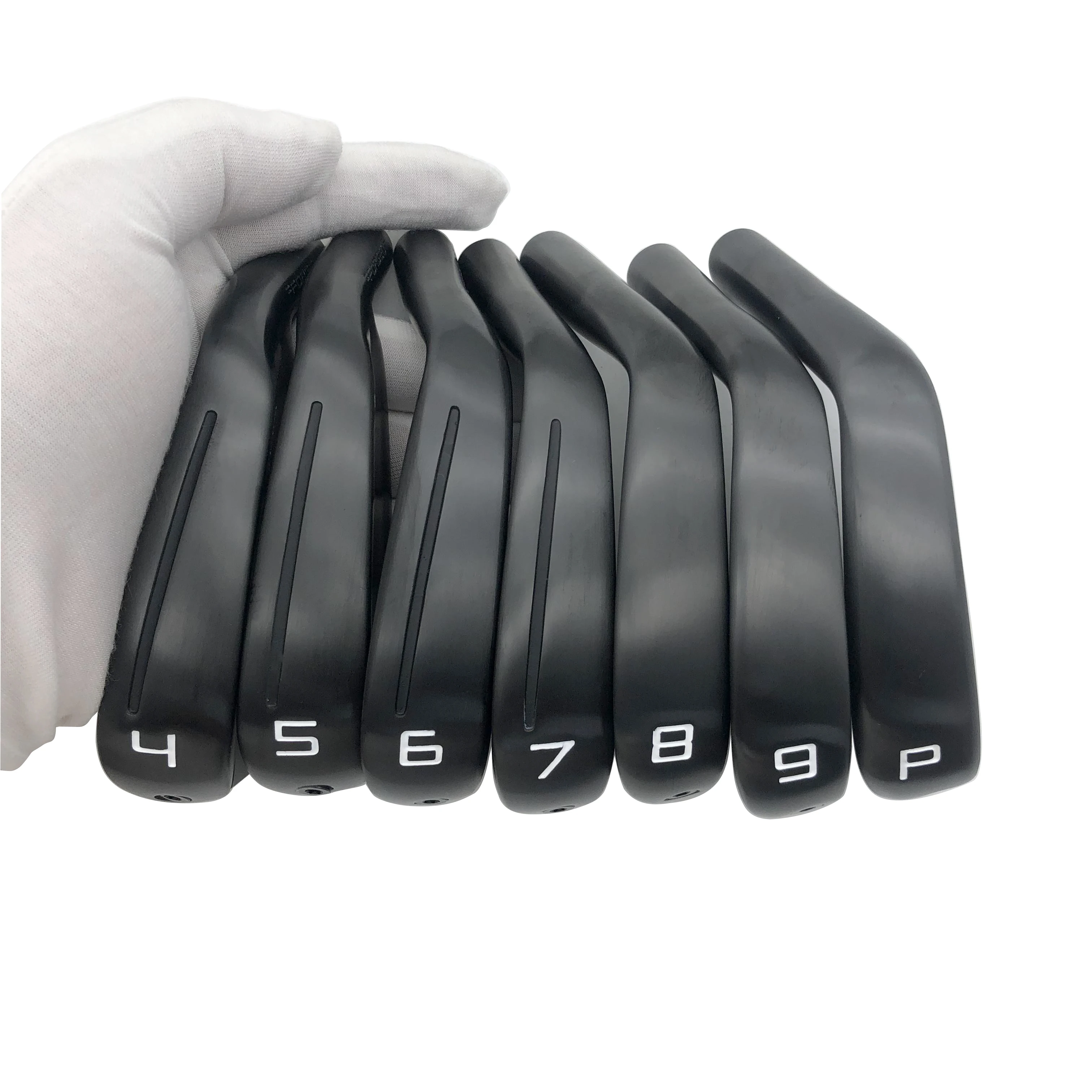 

Forged Golf Clubs Head Blade Iron Set Silver/Black#4-P Right Handed For Women And Men