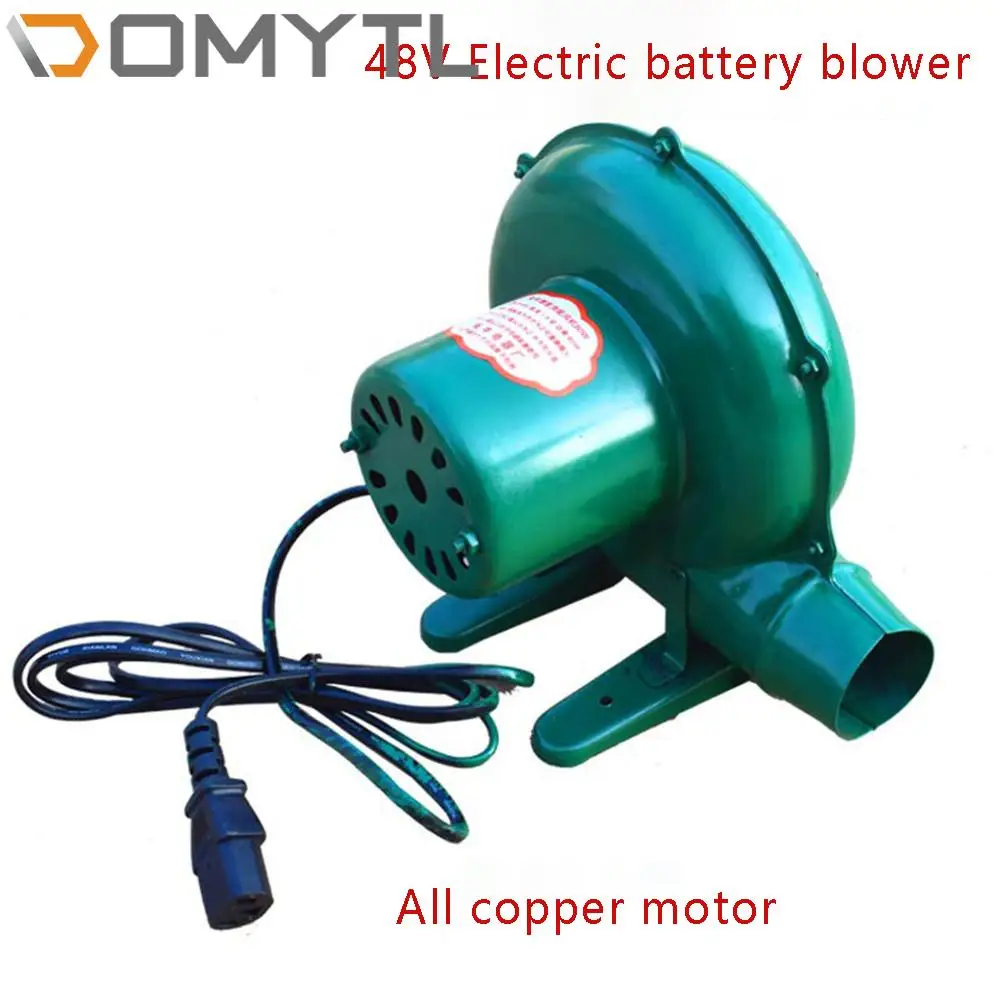 

48V 80W Blower BBQ Outdoor Travel Portable All-Copper Motor Blower Tool Multi-Function Stove Home Canteen Blower Small