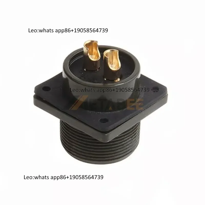 MS3108A20-23S MS3102A20-23P MS3102A20-23P MS5015 2 Pin Circular MIL Connector 46A Size 8 Contacts 500V AC Power Plug Kit view 3
