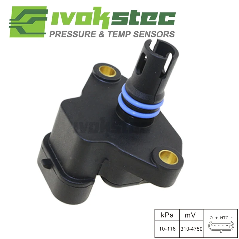 New MAP Sensor Intake Air Boost Pressure Manifold Absolute Drucksensor For MINI MG TF ZR ZS ZT MGF 1.4 1.8 i 12140872648