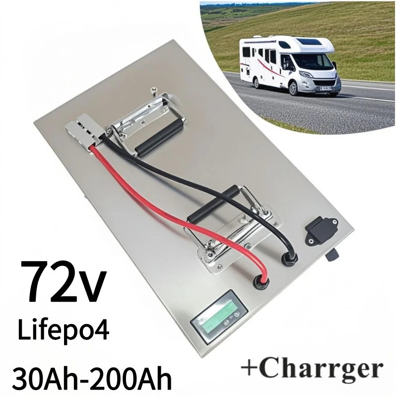 

Lithium 72V 100AH 120AH 150AH 180AH 200AH 30AH-80AH Lifepo4 Battery 6000+ Cycle for 10kw 5kw 3kw Scooter Tricycle Motorcycle