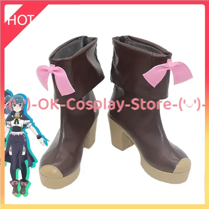 

[Custom Made] Game Lovelive Sunshine Yohane Cosplay Shoes Halloween Carnival Boots PU Shoes Cosplay Props
