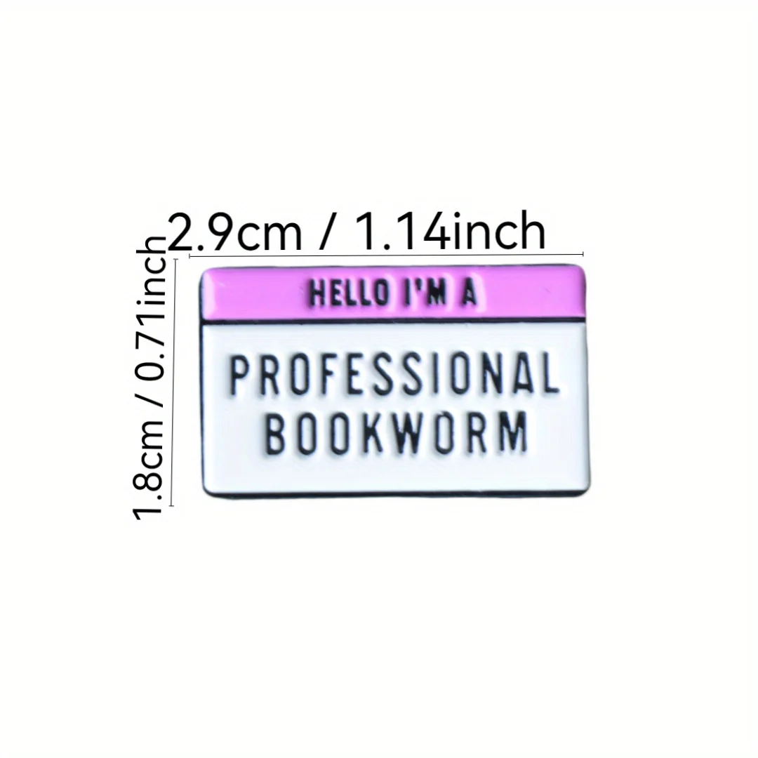 دبوس مينا عبارة روح الدعابة، إكسسوار عصري لحقائب الظهر والملابس، هدية مثالية. #3