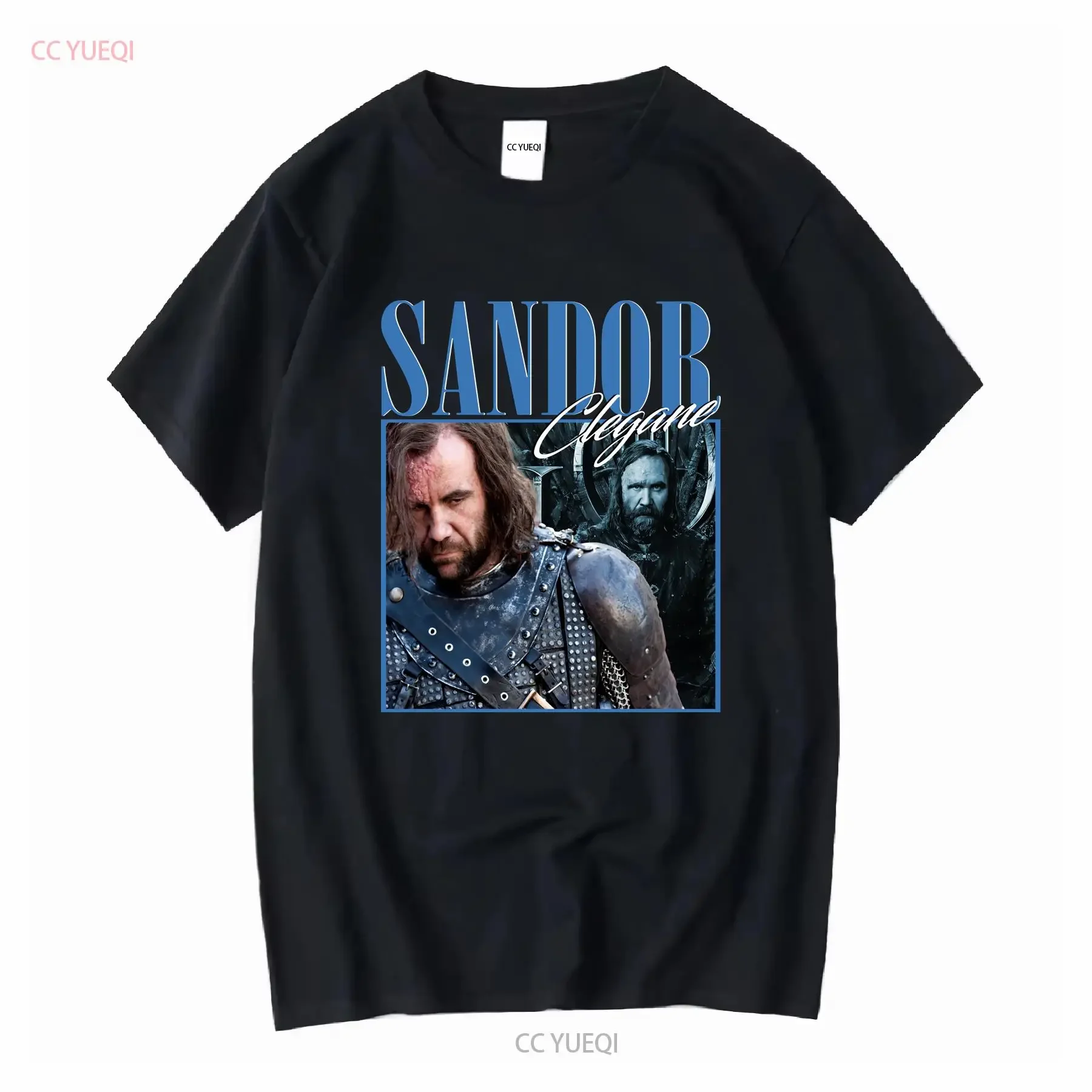 Sandor CleganeVintage Camiseta Clegane 90s Bootleg s GOT Actor Película Personaje Dulce Mangas largas o cortas vintage Lavado