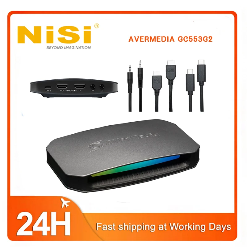Live Gamer Ultra 2.1 GC553G2 AVerMedia Game Capture Card, 4K144 Passthrough Support OBS Mac & Windows