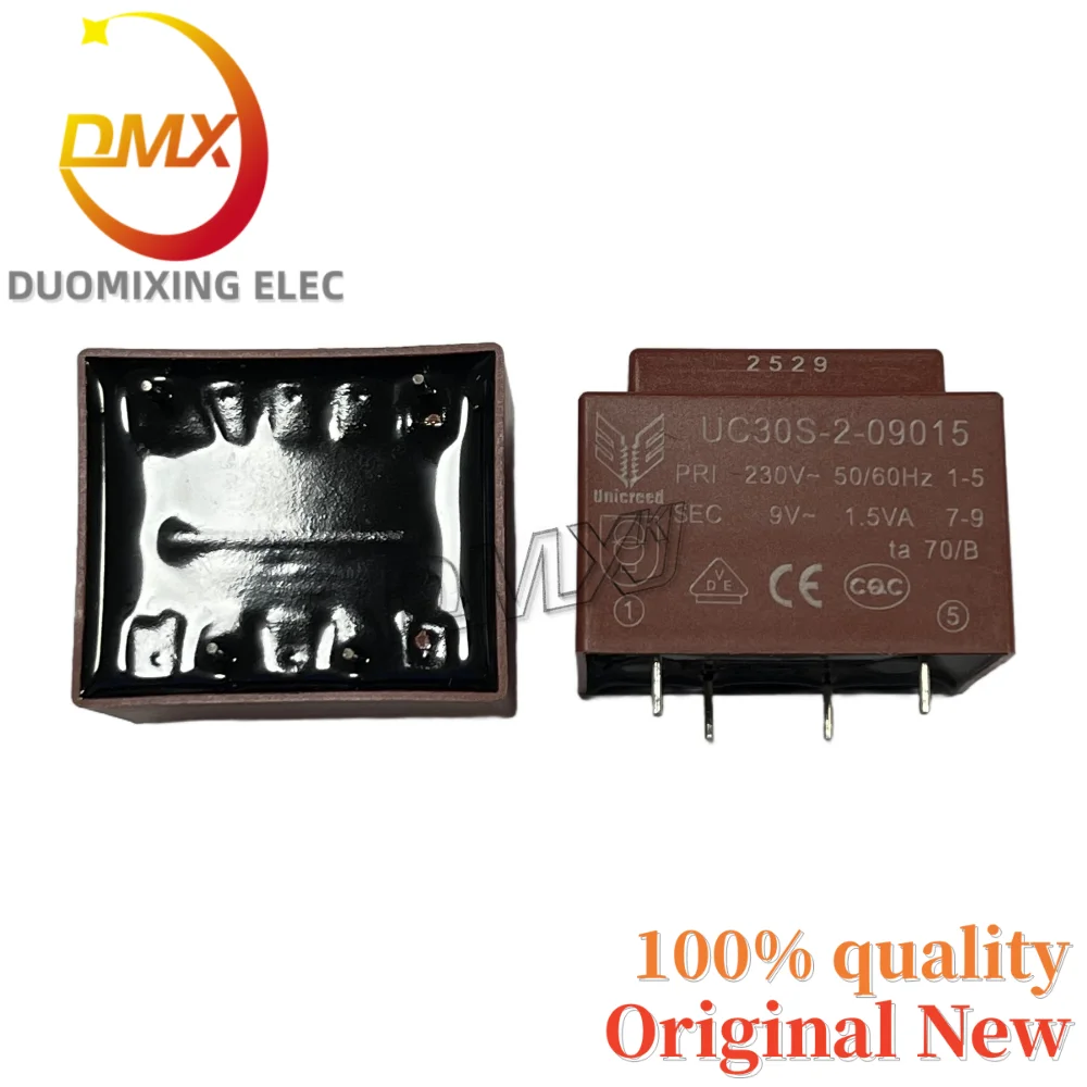 1-5PCS/LOT 100% new UC30S-2-09015 PRI 230V~50/60Hz SEC 9V~1.5VA ta70/B waterproof epoxy potting transformer