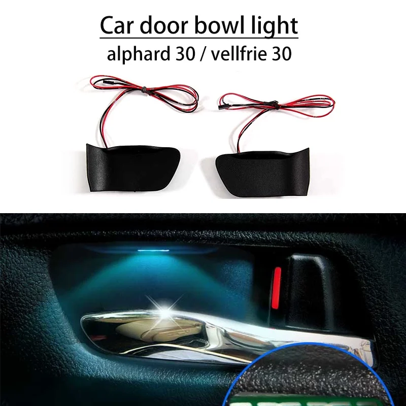 

2pcs Toyota Alphard 30 / Vellfire 30（2015-2023）agh30 AH30 Door bowl light car light Car door bowl lamp car door lamp Door in