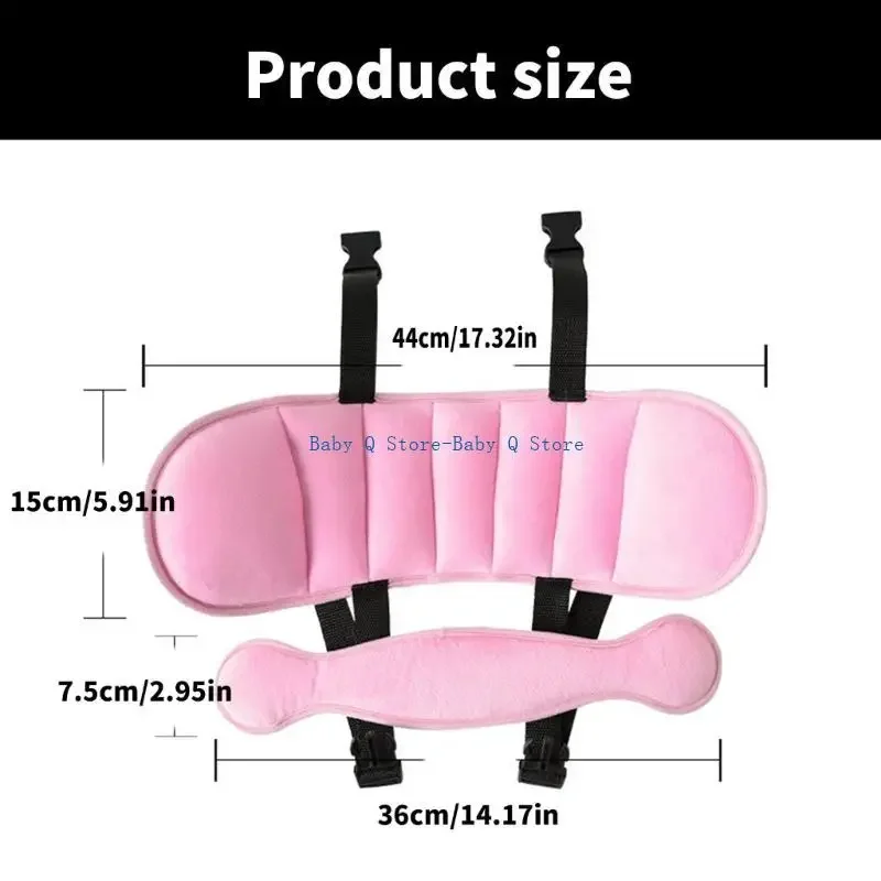 X5XE Baby Travel Seats Head Support Belt Easy Adjustment Comfortable for Toddler Use