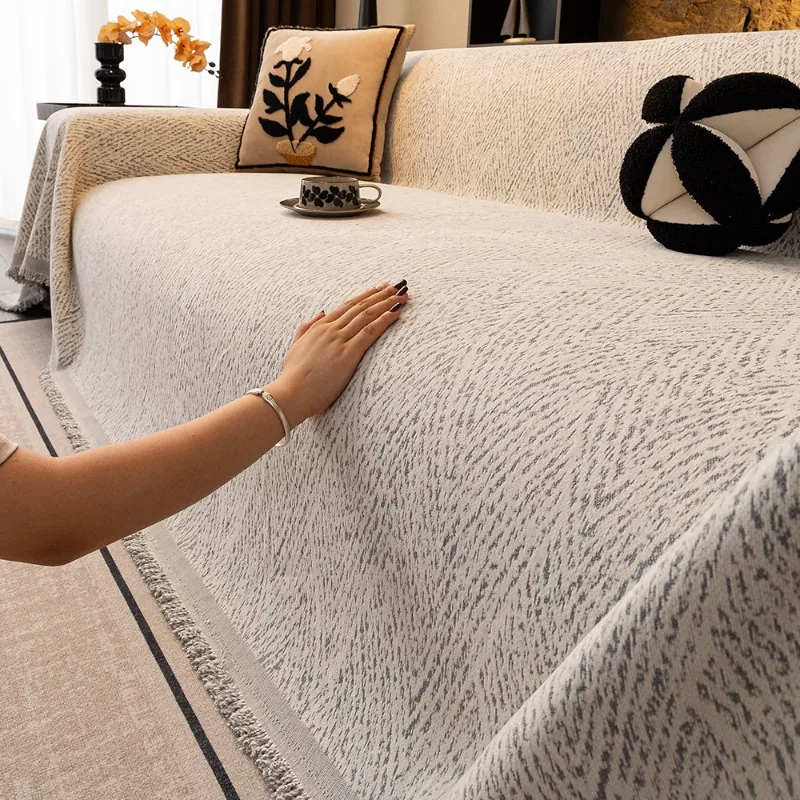 Universal Anti-cat Scratch and Non-slip Sofa Towel in All Seasons Simple High-end Light Luxury Sofa Cover Cloth Cover Blanket
