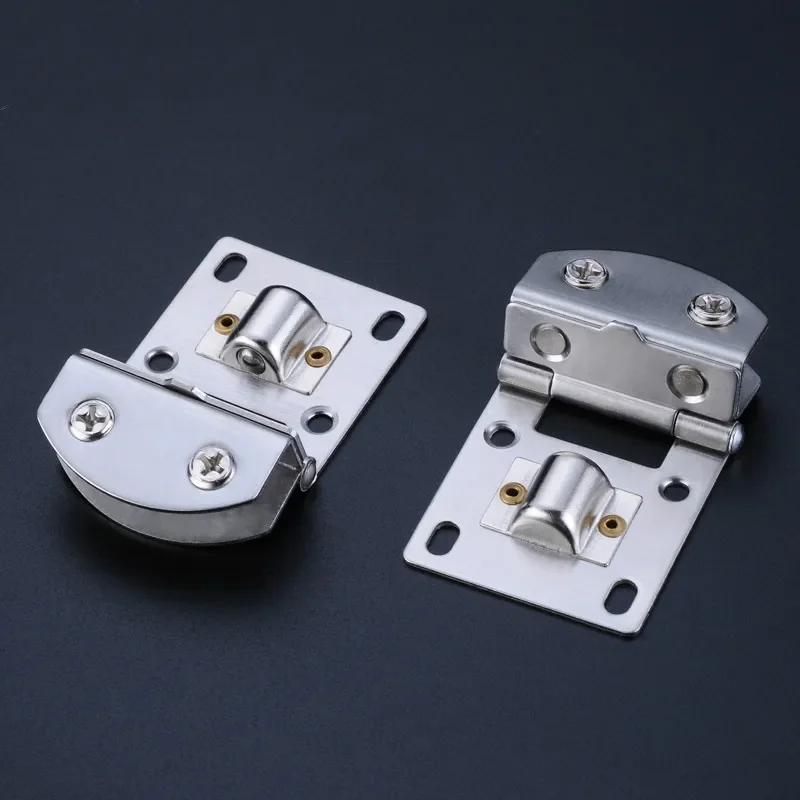 Glass Door Hinge Clamps Stainless Steel Wine Cabinet Bread Cabinet Cupboard Cabinet Gate Clip Door Hinges for 5-9mm