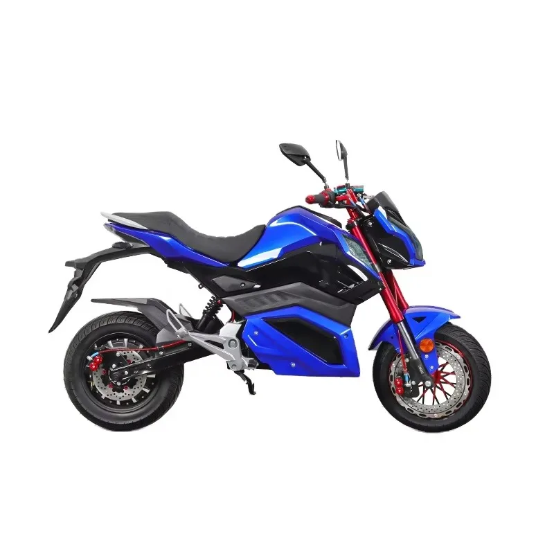 

2025 Newest 2023 Most Powerful 12-Inch Electric Motorcycle Hot Selling Adults 1500W Power 72 Voltage Closed Body Motorized Passe