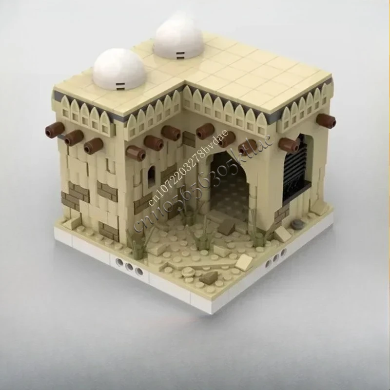 ชุดตัวต่อโมเดล 3957 ชิ้น ชุดเมืองทะเลทรายแบบโมดูลาร์ ฉากถนนเมือง แบบจำลองปรับแต่งได้ ตัวต่อเทคโนโลยี DIY ของเล่นสร้างสรรค์ ประกอบเอง ของขวัญสำหรับเด็ก