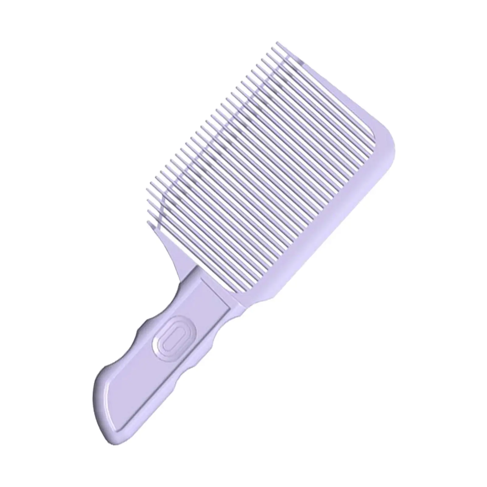 Hair Cutting Comb Heat Resistant ABS Durable Ergonomic Grip Curved Positioning Barber Tool for Salon and Home