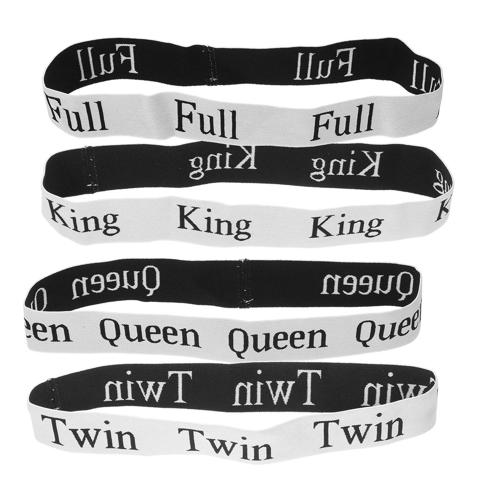 

4Pcs Elastic Bed Sheet Storage Band Wear-Resistant Tie Up Strap Multi-Use Organizer for Household Bedding and Pillow Covers