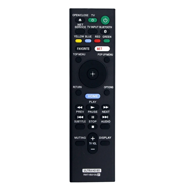 Replace RMT-VB310U Remote Control For Sony RMT-VB310U ULTRA HD Blu-Ray BD DVD Disc Player