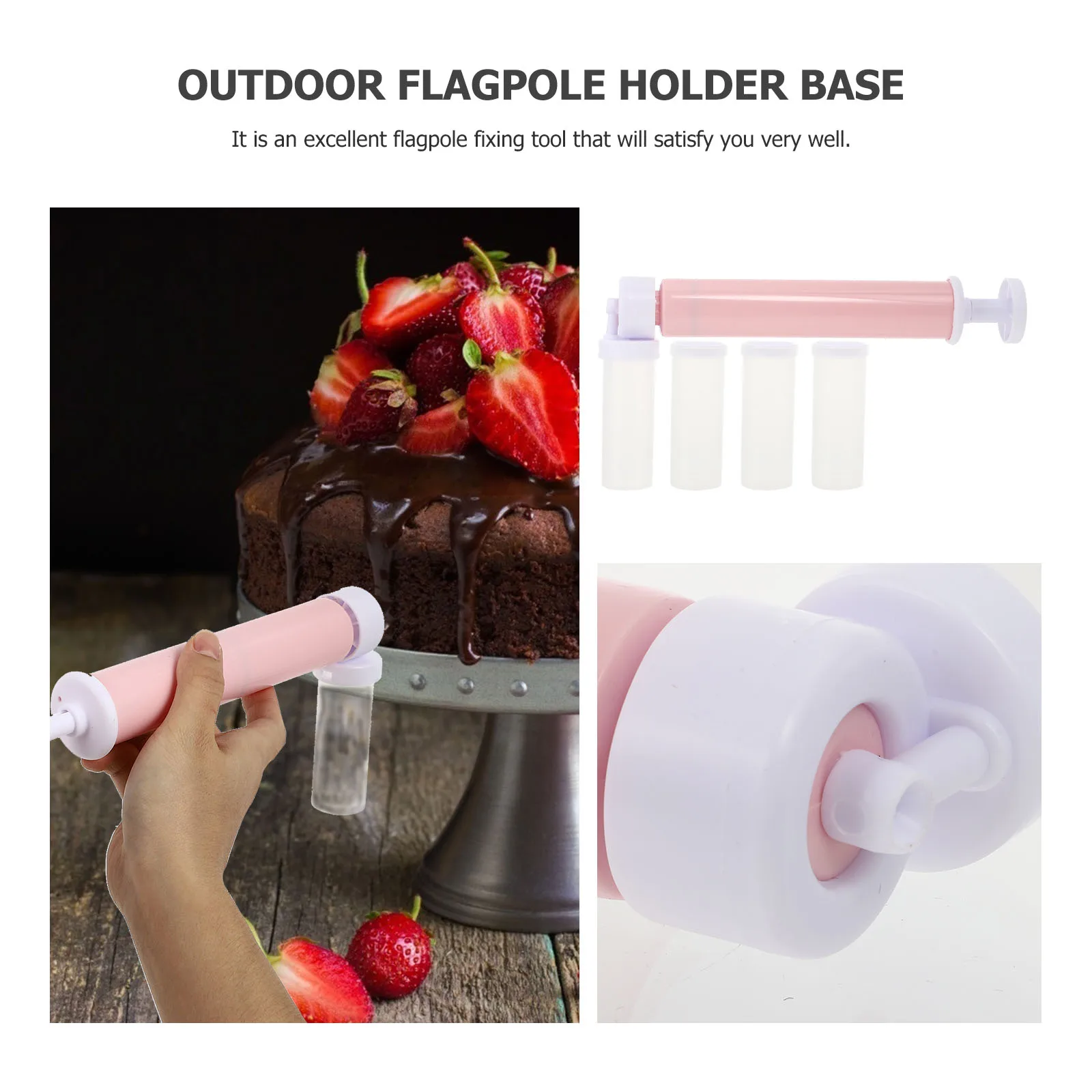 

1Set Manual Cake Dusting Spray Tube Wonderful Coloring Effect Pragmatic Tools for Bakers Cake Coloring Sprayer