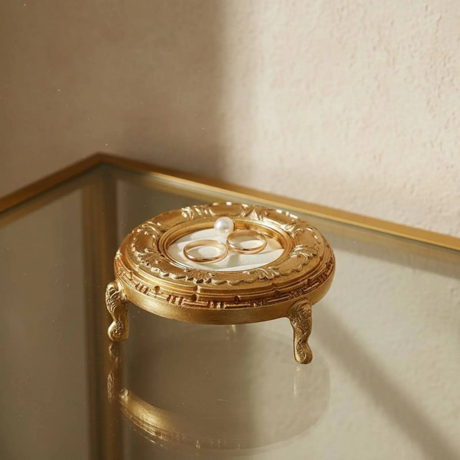 

Подставка для украшений из смолы: мягкая, роскошная, винтажная рамка-держатель для браслетов, экономит место, для хранения и организации на туалетном столике