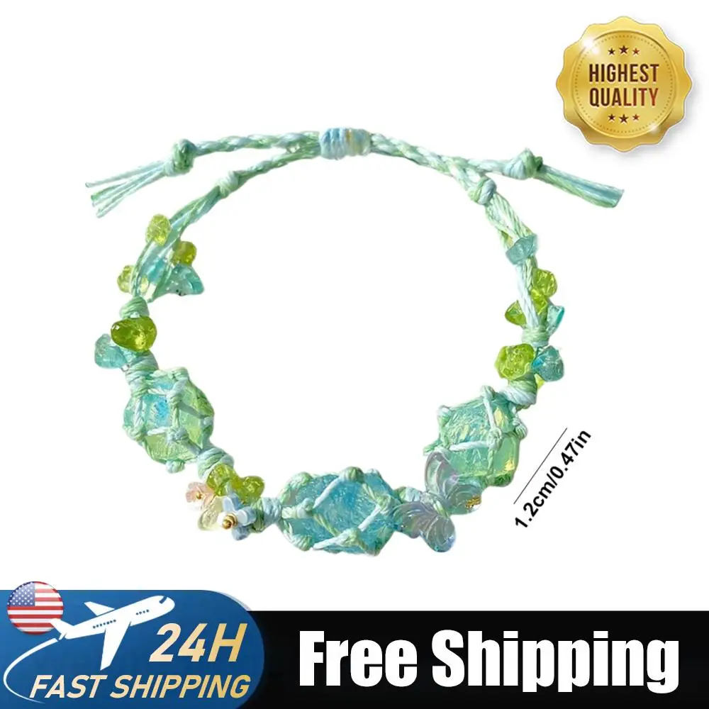 

Crystal Bracelet DIY Material Pack Natural Stone Bracelet for Crystal Lovers