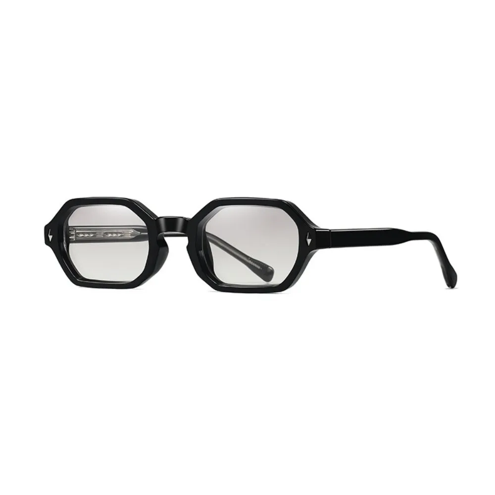 

Multicolor Small Square Frame Sun Glasses Blue-light-blocking Vintage Polygonal Sunglasses Fashion Lightweight Men UV400 Eyewear