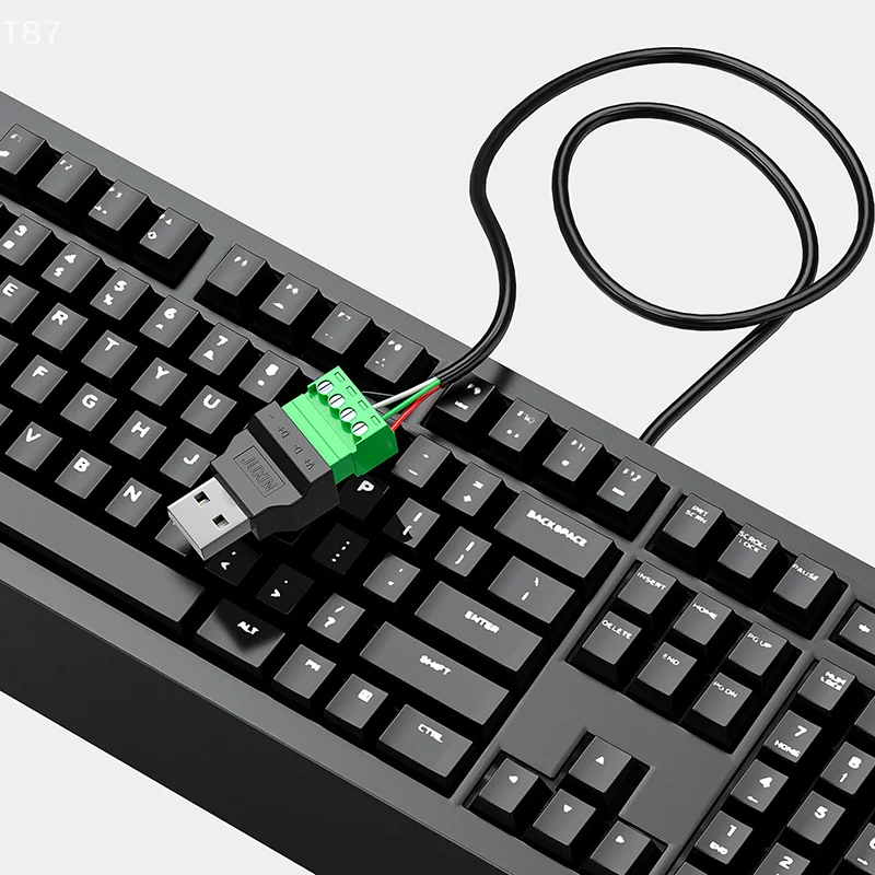 USB 2.0 محول موصل جاك نوع-A 4-pin ذكر/أنثى التوصيل 4 دبوس 4 دبوس المسمار محطة التوصيل نوع أ USB موصل USB التوصيل #2