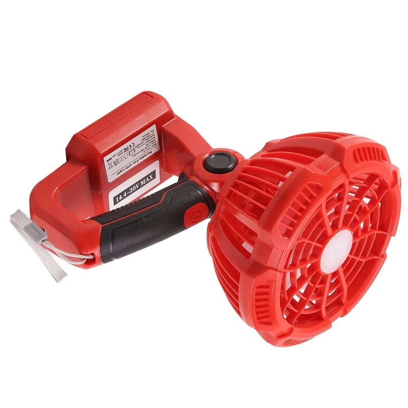 ABLK Ventilatore da campeggio esterno per artigiano Batteria al litio 14,4-20 V