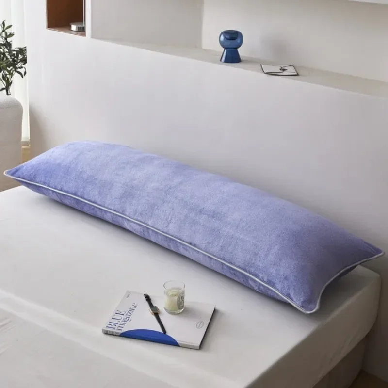 

2024 new milk fleece, Farai fleece, double couple long pillowcase, long pillowcase to keep warm in winter