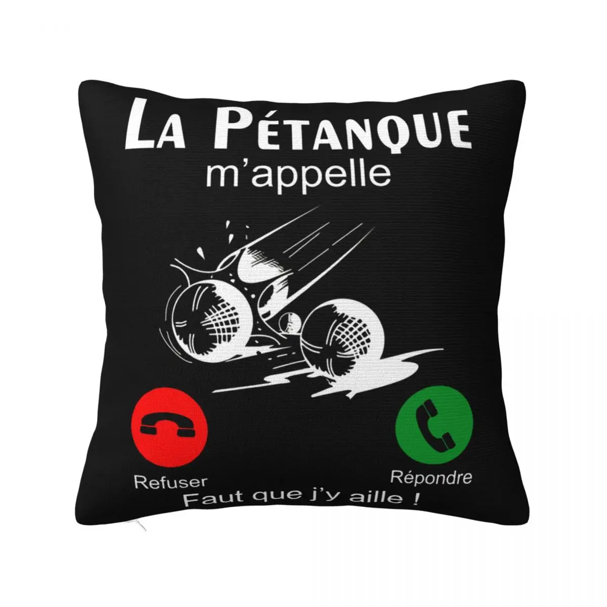 Personnalise La Petanque Mappelle Fete Cadeau Vacance Boule T095 Girl New Print Fitness Middle Aged Pillow Case