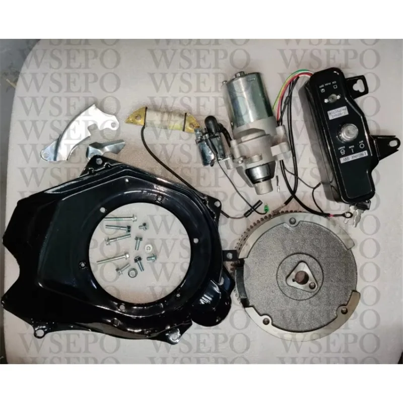 Electric Start Rebuild Kit Including Flywheel Starter Keybox Etc. Fits Predator 212CC 6.5HP Hemi  Engine