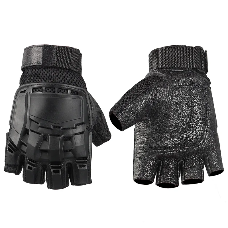 Outdoor Training Transformer Tactical Glove Men Motorcycle Riding Mountain Protection Half Finger Anti-slip Sports Fitness Glove