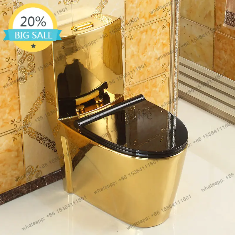 D30 European style golden toilet siphon deodorant color toilet household