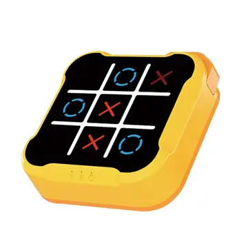 Portable Electronic Chess Board Set para Crianças, Jogos, Jogos, Puzzle Toys, Tic-Tac-Toe, Indoor, Party