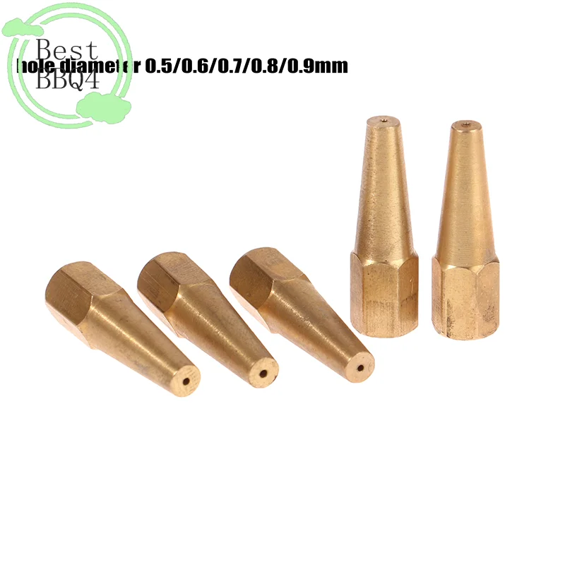 

(BBQ4)H01-2 Gas Brazing Torch Nozzle Oxygen Acetylene Liquified Gas For Steel Copper Aluminum Solder Welding Torch