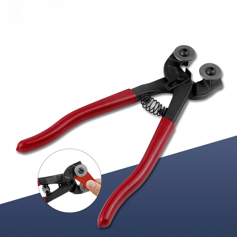 1PC 8 Inch Mosaic Round Mouth Two-wheeled Pliers