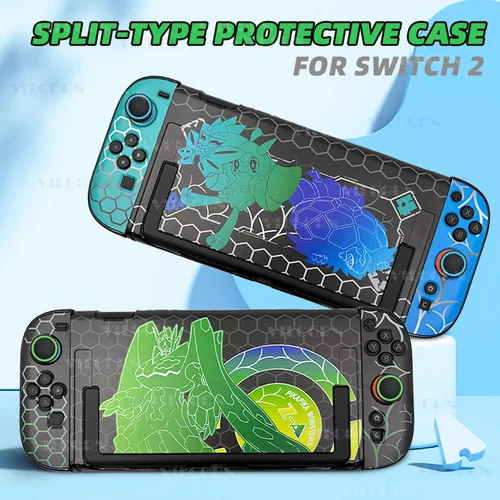 Funda protectora para consola Switch2, funda de piel dura [thé tema Z-A] para estación de carga Switch2, accesorios para juegos