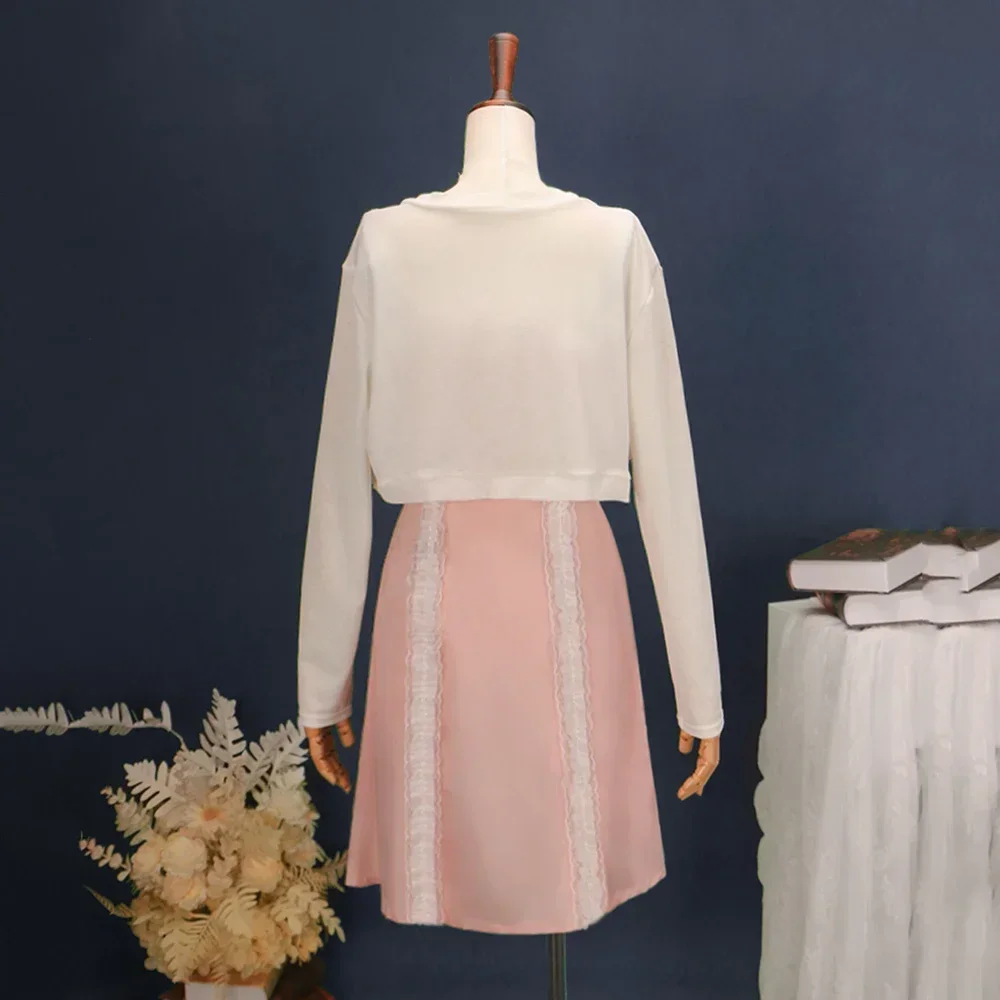 Anime NANA Komatsu Nana Costume Cosplay Ragazze adulte Abito rosa Cardigan Abito dolce Abiti estivi Uniforme Carnevale Data Outfit