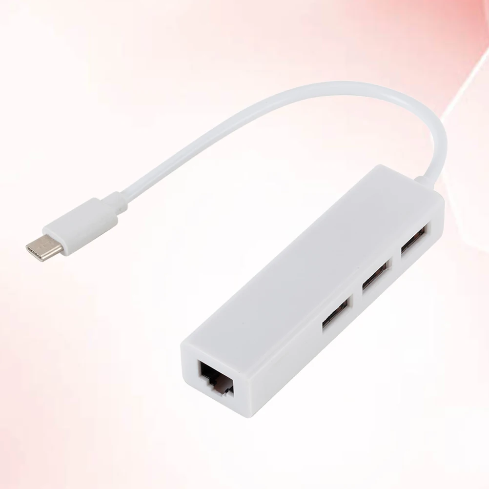 

Сетевой адаптер USB 3.1 типа C к 10/100 Мбит/с, 3A, 20 Гбит/с, USB-порты для передачи данных, Ethernet Lan Hub для ноутбука, ноутбука