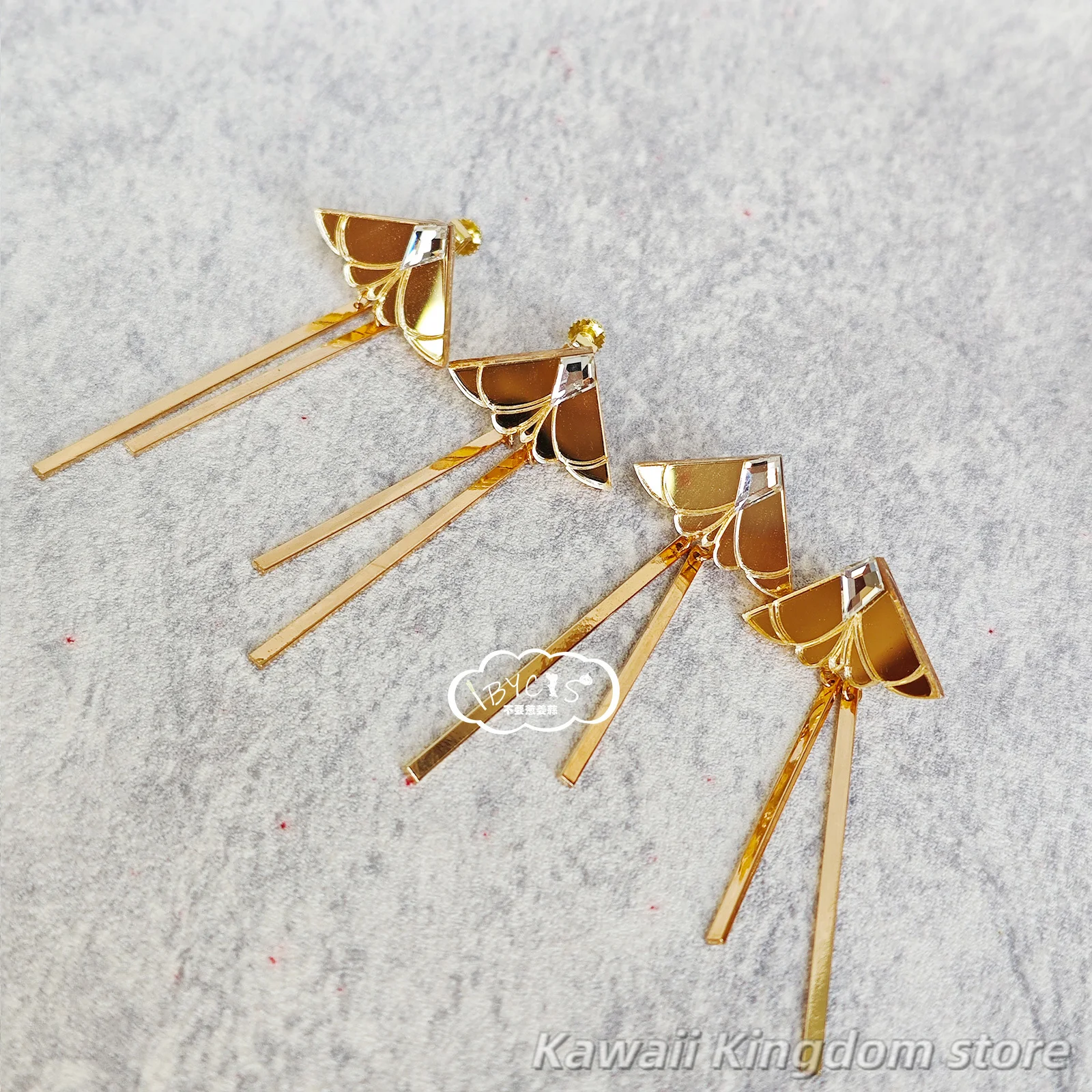 Zenless Zone Zero ZZZ Evelyn Chevalier 애니메이션 귀 침술 귀 클립 단일 귀걸이 나비 Wilhelmy 귀걸이 귀걸이 액세서리