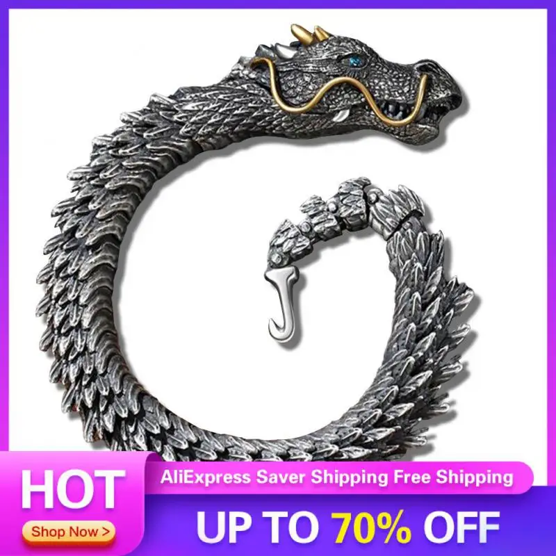 Bracelet Add A Touch Of Cool To Any Outfit High Quality Durable Men's Dragon Bracelet Boys Jewelry Personality Jewelry Practical