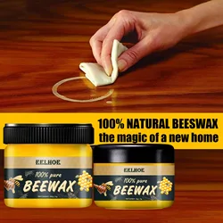 EELHOE Natural Beeswax Wood Floor Maintenance Beeswax Furniture Care Polishing Waterproof and Anti-cracking Brightening