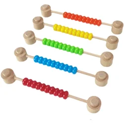 New Busy Board DIY Accessories Abacus Beads Pick Beads Baby Busyboard Homemade Early Education Puzzle Toys Montessori Materials