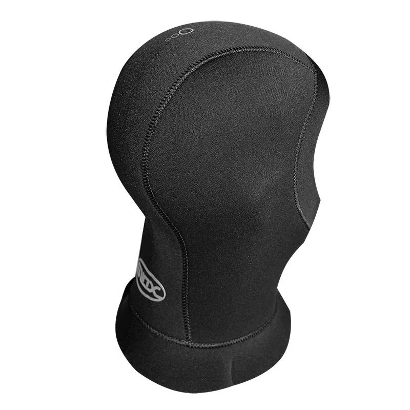 Capucha de neopreno para hombre y mujer, cubierta de cabeza de buceo, capucha de buceo para Surf, 5MM, pechera térmica, capucha Flexible estirable