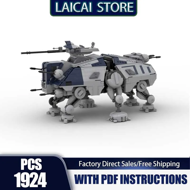 

Popular Star Movie Moc Building Bricks Imperial AT-TE Wolfpack Model Technology Blocks Gifts Christmas Toys DIY Assembly Set