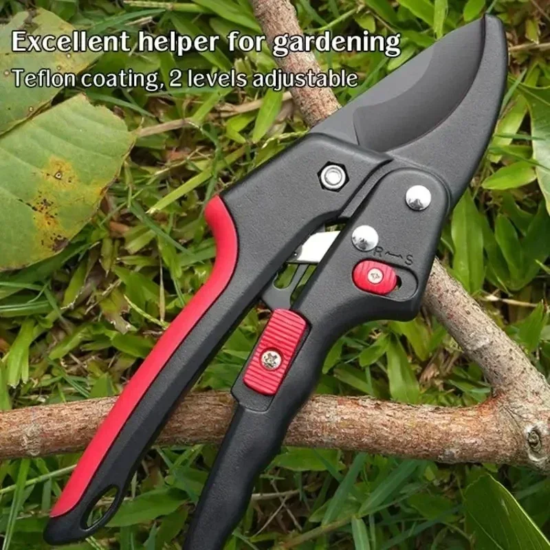 

BIESUO Sk5 Steel Pulley Garden Pruning Shears Labor-Saving Ratchet Scissors Gardening Plant Scissor Branch Pruner Trimmer Tools