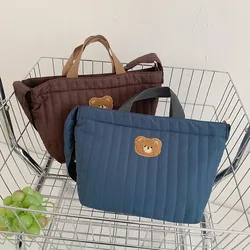 Fashion Mommy Bag Large Capacity Tote Bag Luxury Designer Bag Mother and Baby Bag Cartoon Bear Messenger Diaper Bag Baby Items