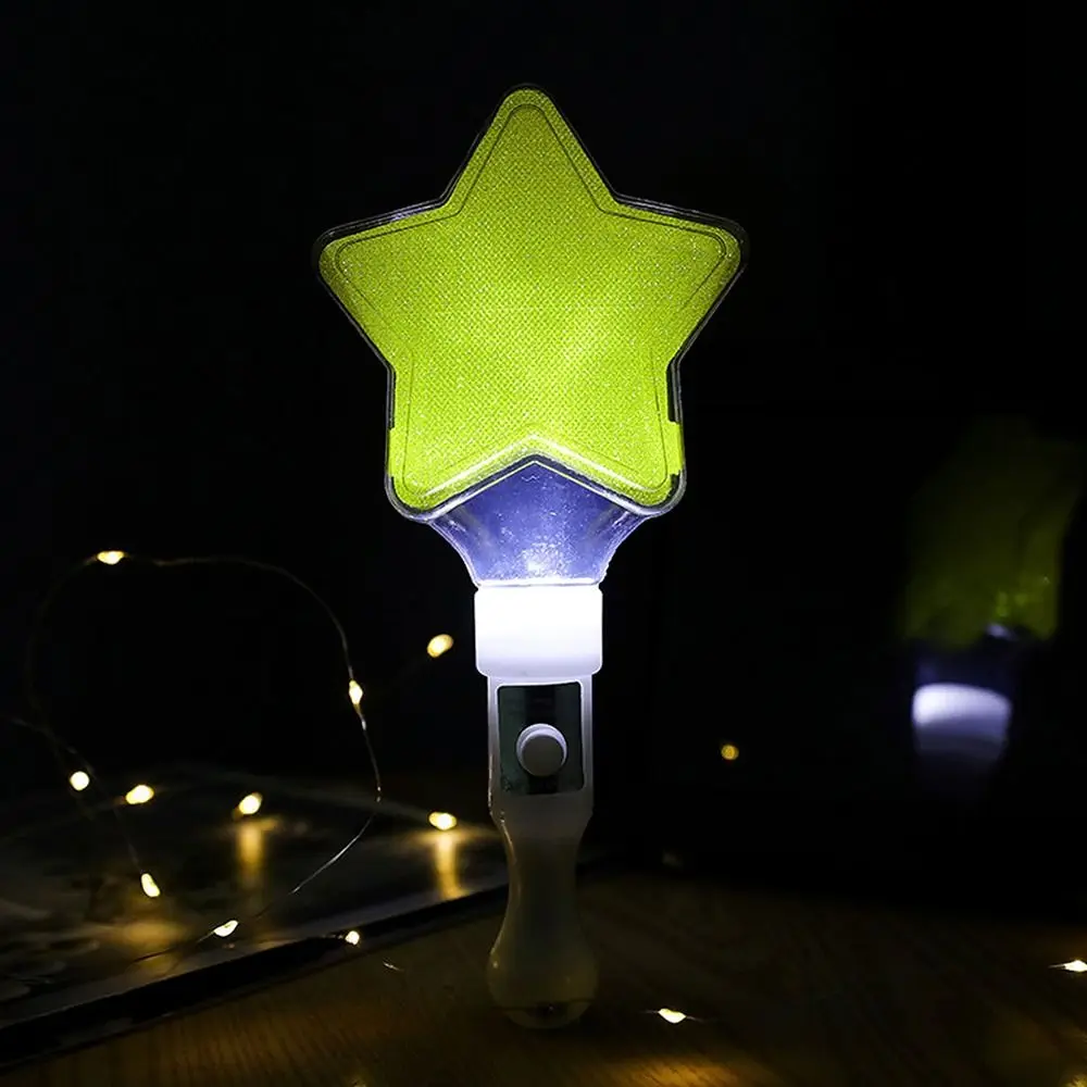 15/24 Colors in 1 Colorful Peach Heart Fluorescent Stick Hand Lamp Performance Prop Glow Star Support Stick Concert