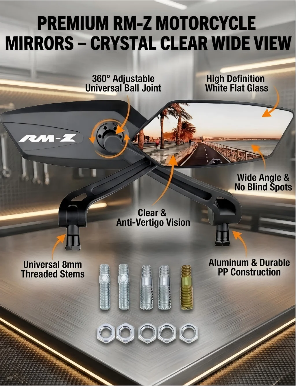 Motorcycle Rear Vie…