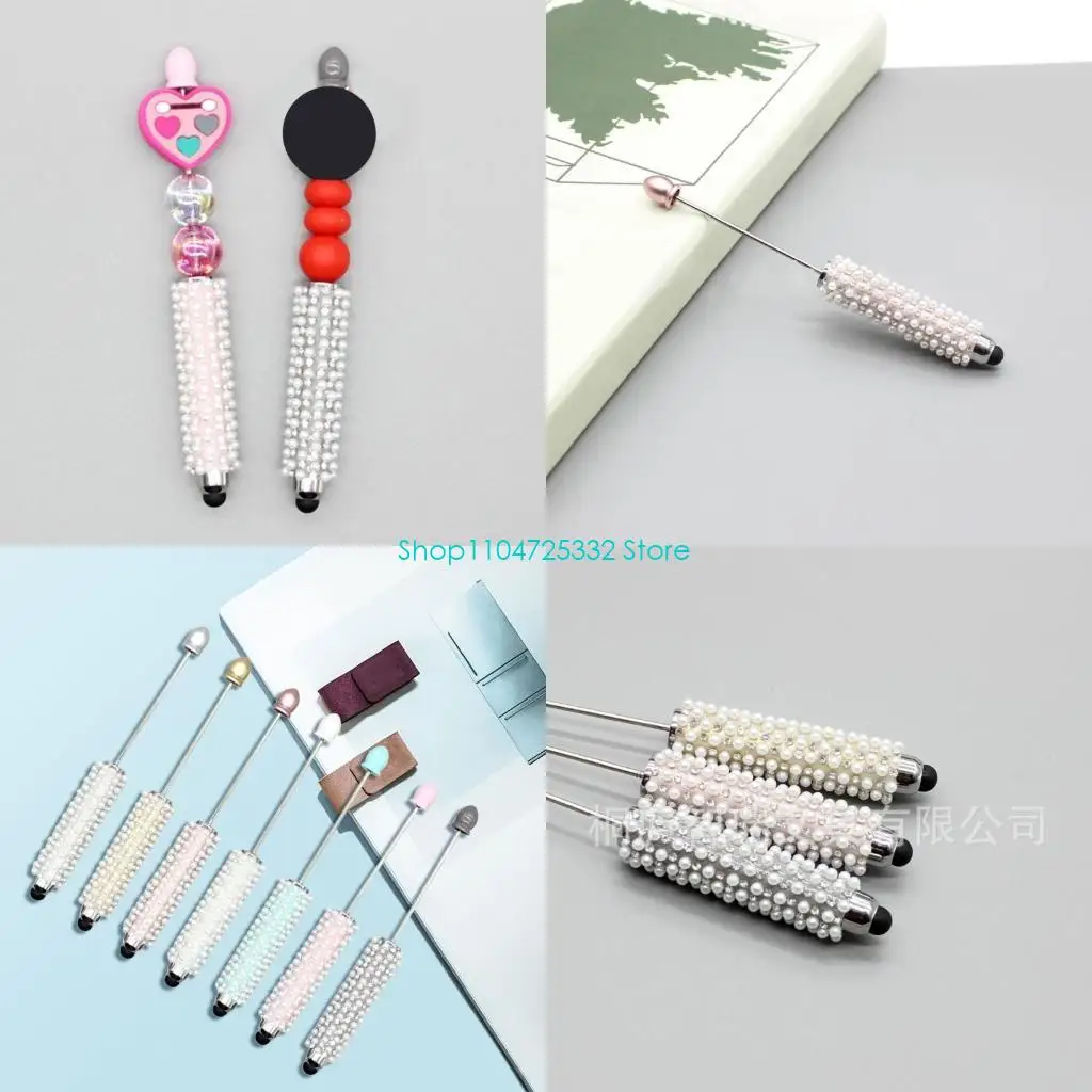 

P5EA 6шт 2-в-1 стилус Шариковая ручка Сенсорный экран Ручка с шариковой ручкой