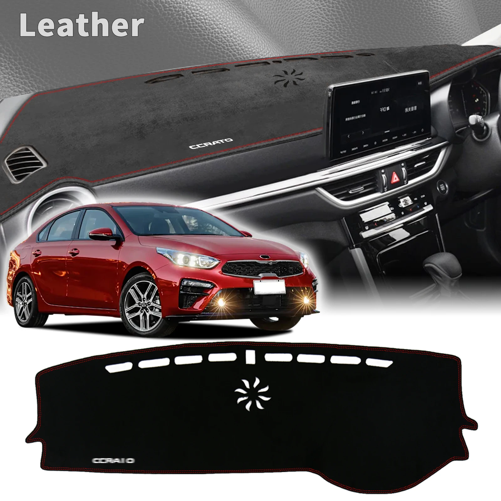 

fit for KIA Cerato 2019 2020 2021 2022 2023 Car Accessories Dashmat Protective Carpet Dashboard Cover Pad DashMat Sunshade