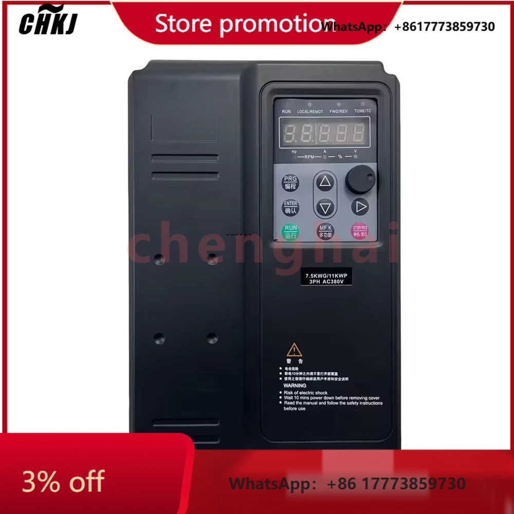 

CHKJ-2025NEWAc Drives Manufacturers Vfd 5.5 kw 3 Phase 220v Vsd Drives Frequency Inverter Treadmill Vsd air Compressor Vsd Drive