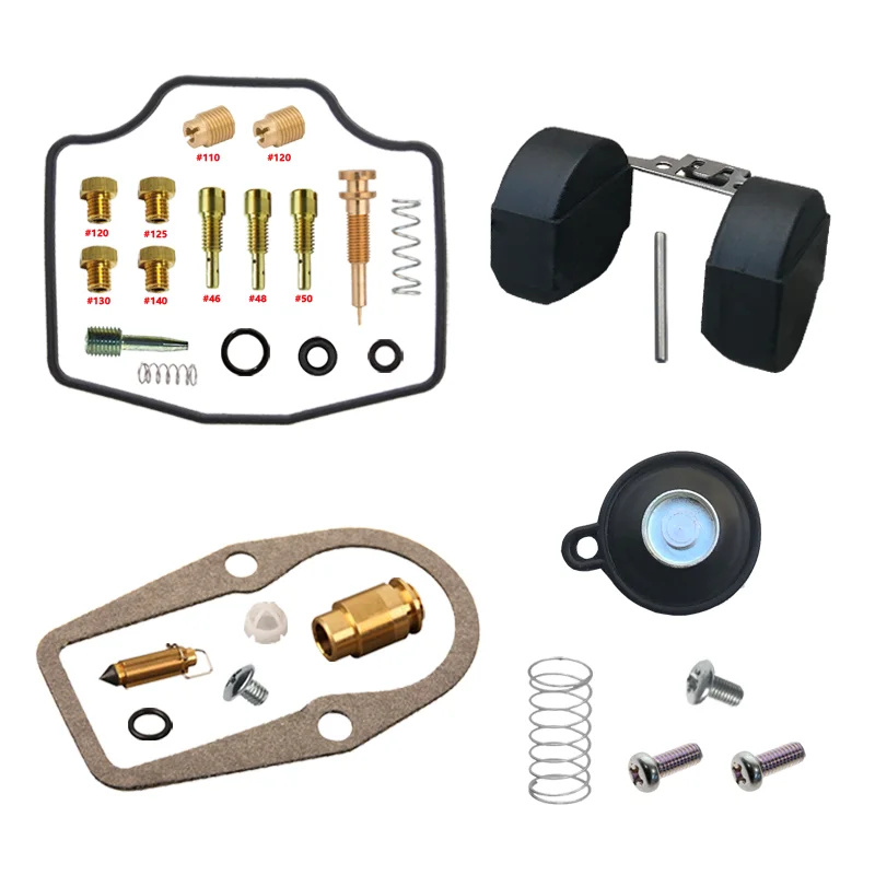 YAMAHA XTE 600 XT600E XT600EA 1990-2000 Kit di riparazione carburatore Valvola di taglio e parti del galleggiante